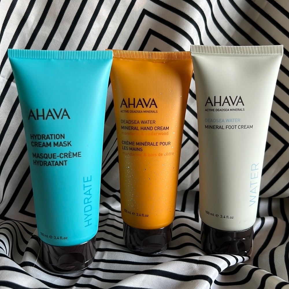 AHAVA Bundle: Mineral Hand + Foot Cream, Moisture, Hydrate, Beauty